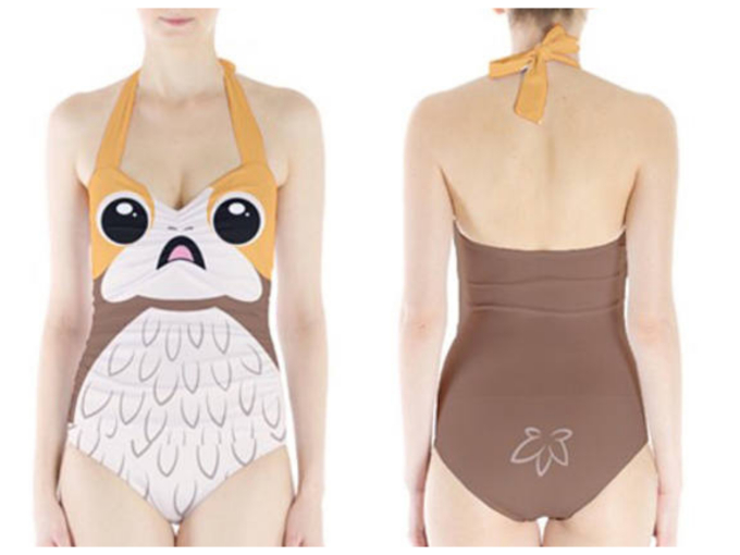 Geeky Swimsuits | Porg {Star Wars}